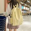 Large Capacity Women's Backpack Striped Student Schoolbag