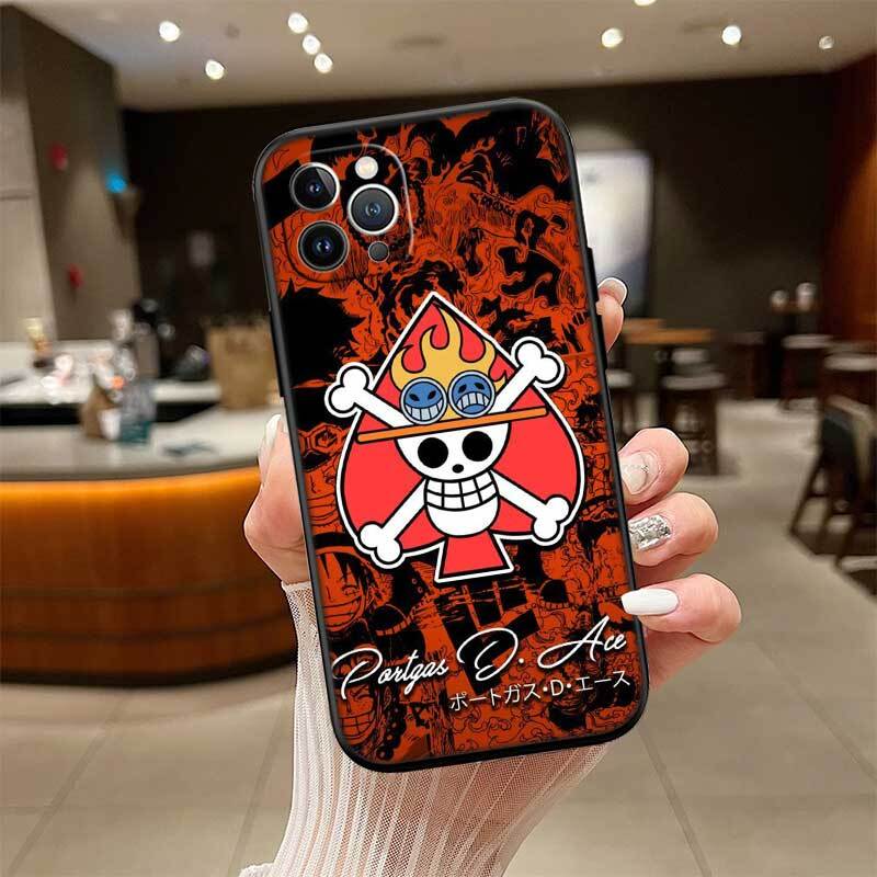 One Piece ACE Phone Case for Samsung S20 S21 S21S S22 S23 S24 FE Ultra Plus Lite F06 F16 M06 M16 M56 A07 A17 A36 A37 A55 A57