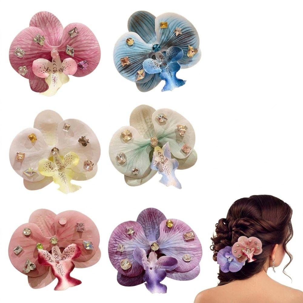 Romantic Hawaiian Flower Hair Clips Side Bangs Clip Side Hairpin Headdress Styling Tool