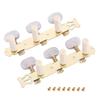 2Pcs/Set Metal Machine Head Tuners Keys Semi-closed Guitar String Tuning Pegs  Folk Acoustic