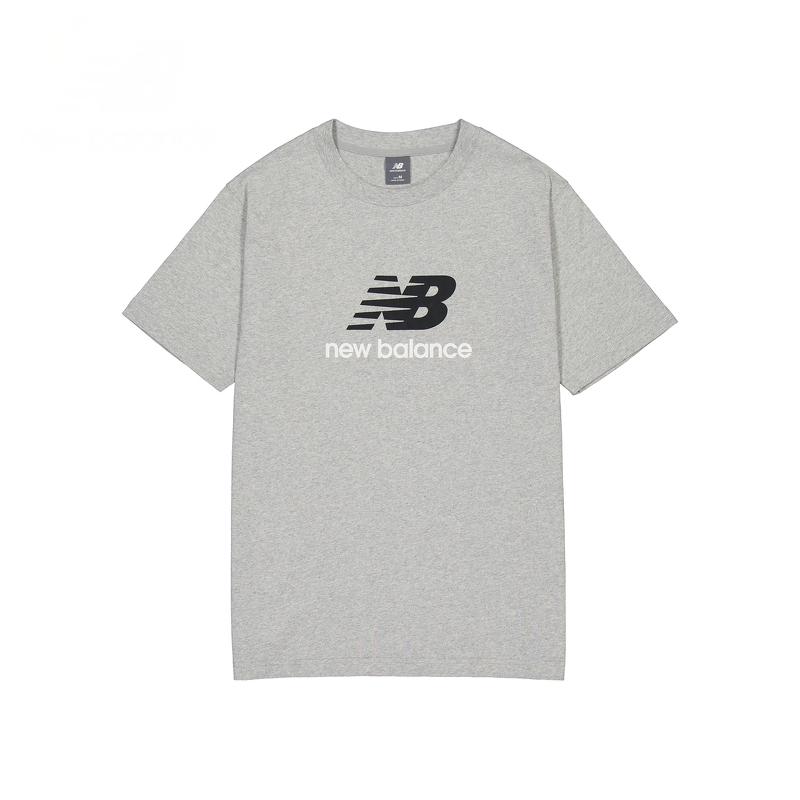 New Balance T Shirt Unisex Gray AMT41654-AG M