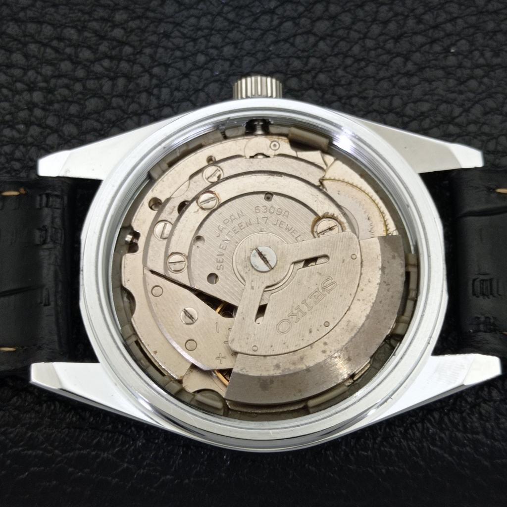 JAPAN VINTAGE REFURBISHED SEIKO 5 AUTOMATIC MENS GREEN DIAL WATCH a440390-4 Sk-a440390