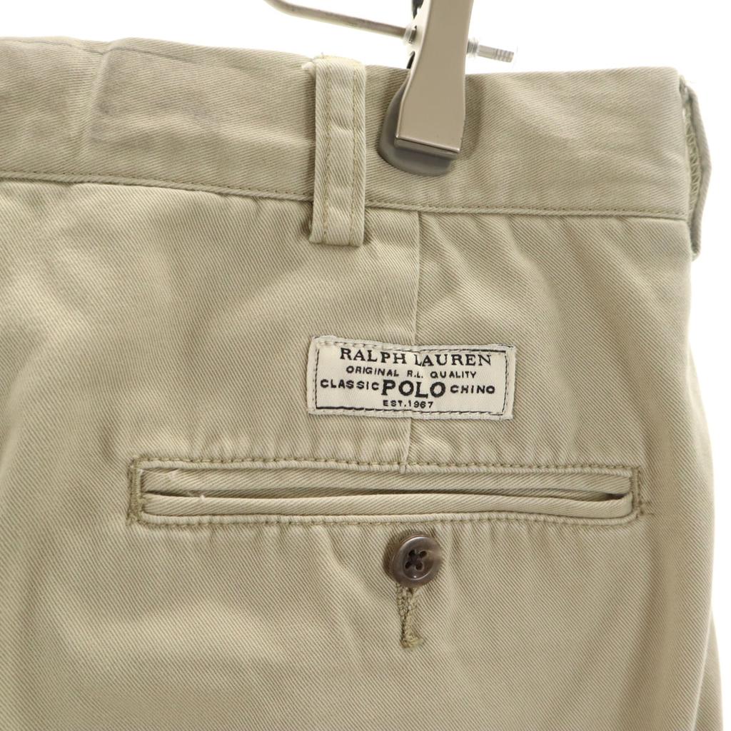 Polo by Ralph Lauren 90s Old Chino Pants W34 Beige Men's Used
