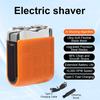 Waterproof Design Mini Electric Shaver Type-C Charging Portable Rotary Razor Smart Shaver  Dad
