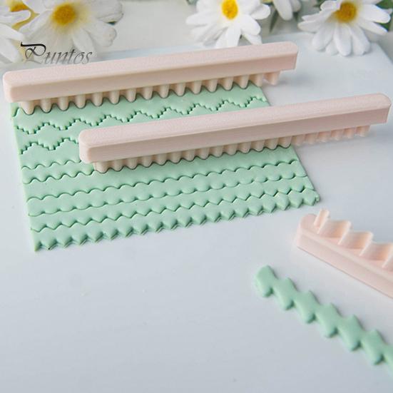 Polymer Clay Petal Line Cutter Cutter, Stripe Tool, Wavy Geometric Flower for Jewelry Making, Crafting Projects Tool