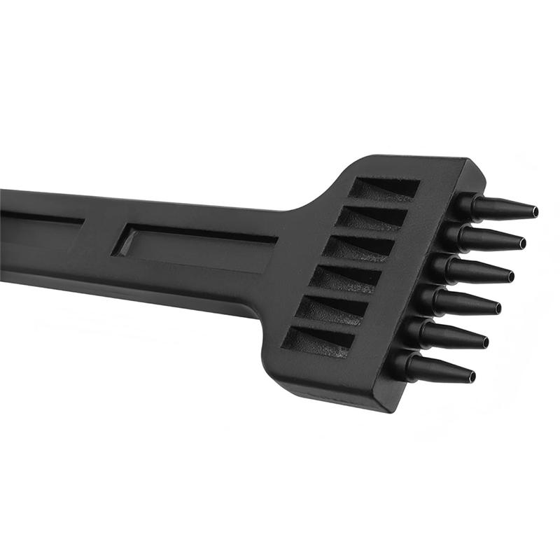 M-Modern-Leder-Stich-Locher-Set - 3 Teile 4 mm, 2/4/6 Zinken Locher Meißel für Nähprojekte