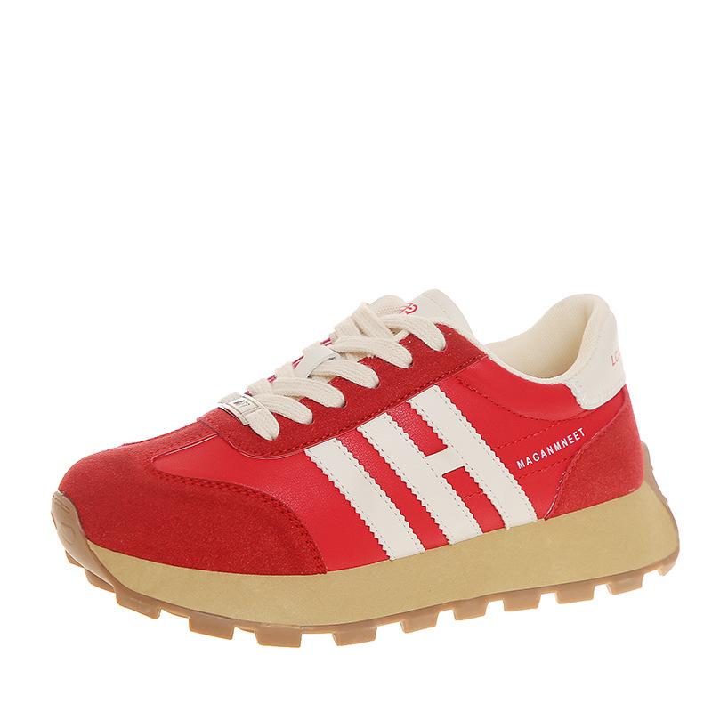 Retro Thick-soled Forrest Gump Shoes Women Spring Casual All-match Color Matching Sports Daddy Shoes