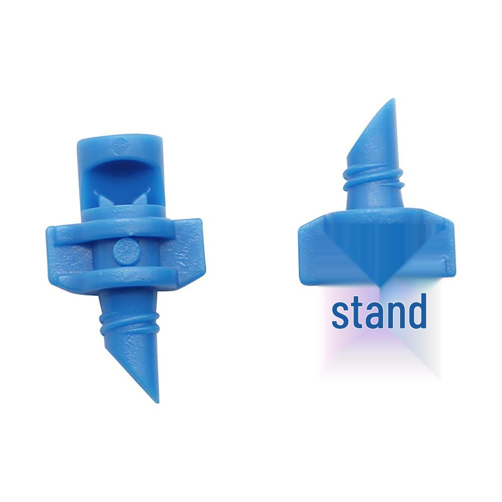 Multicolor Atomizing Micro-Sprinkler Nozzle (Blue 90°, Green 180°, Red 360°) for Lawn & Tree Cooling