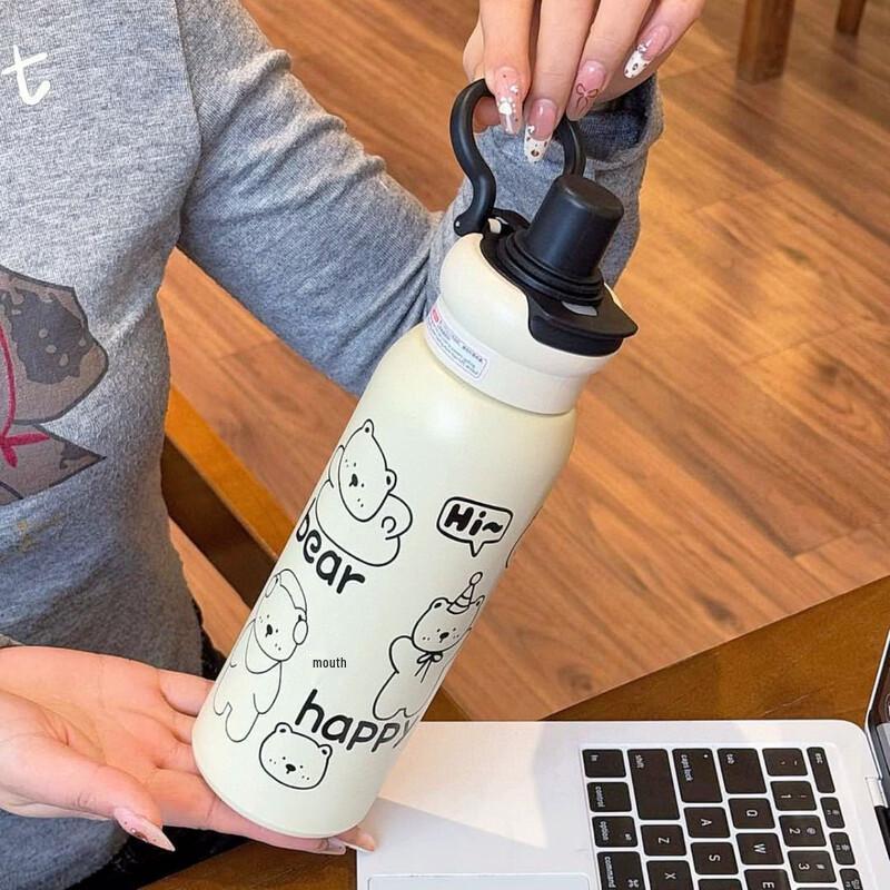 OLOEY 304 Stainless Steel Insulated Thermos Bottle