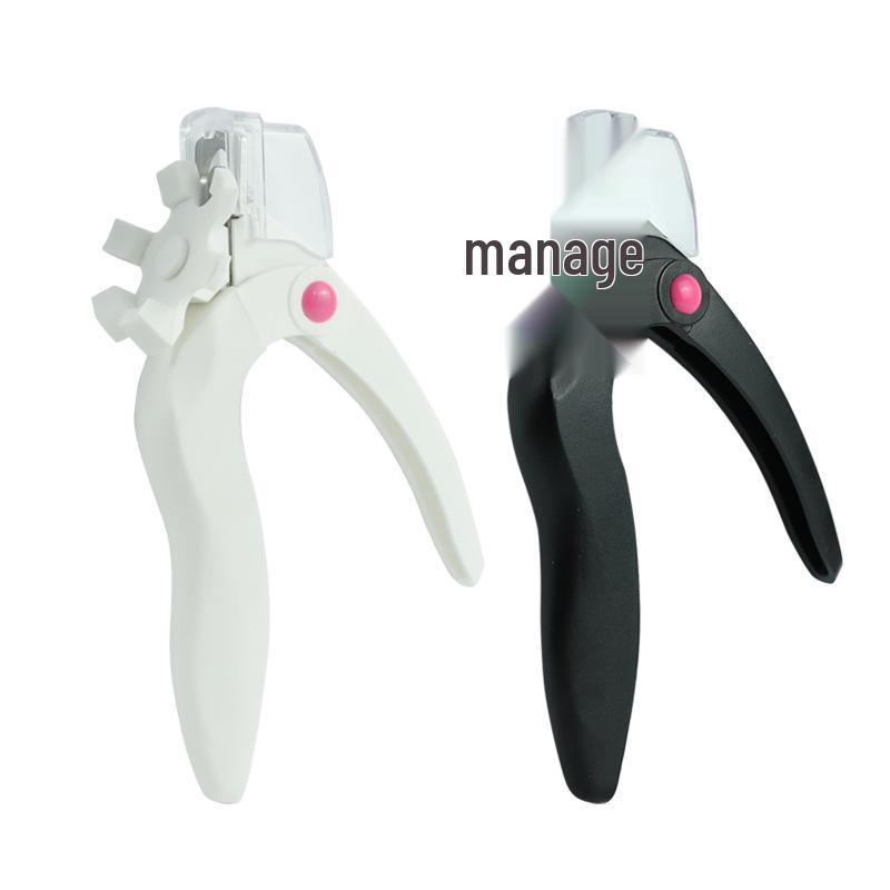 Adjustable Anti-Splash French Cut U-Shaped False Nail Clipper