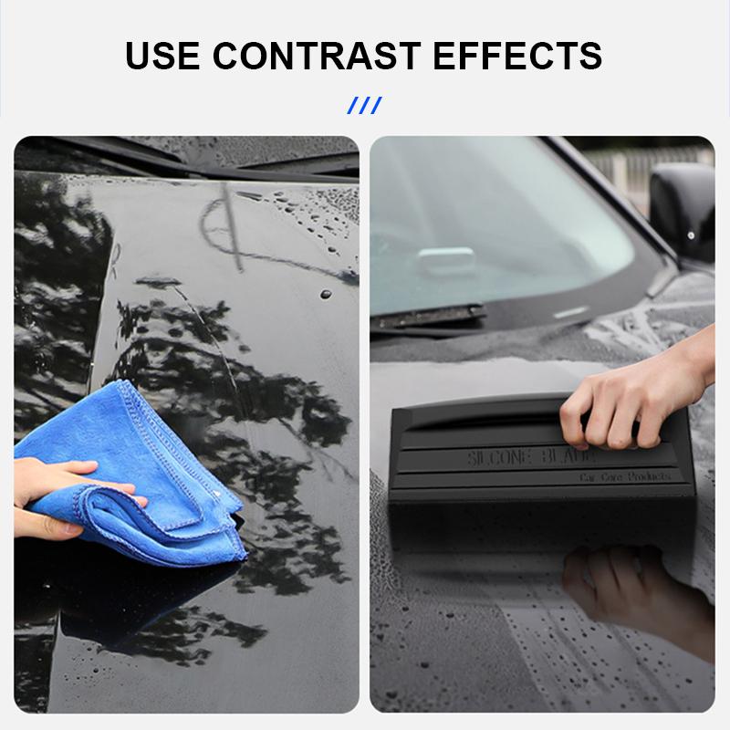 SEAMETAL Silicone Car Wash Wiper Blade Car Glass Window Washing Tools Scraper Window Mirror Cleaning Windshield