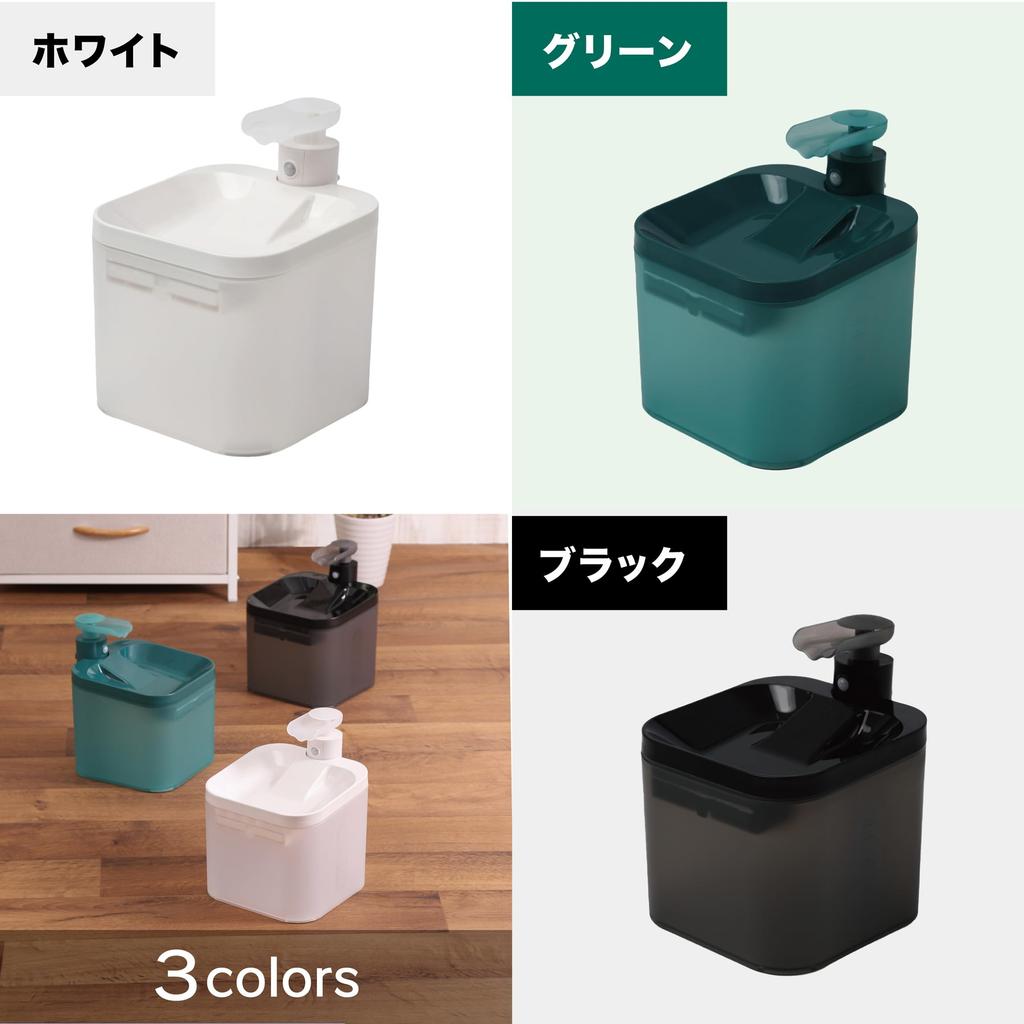 Evaris Smart Pet with 1 Water Softener Cordless Pet Water Approximately 45 Days of Battery for Dogs and Cats Water, White, Filter, 2.2L C-1,