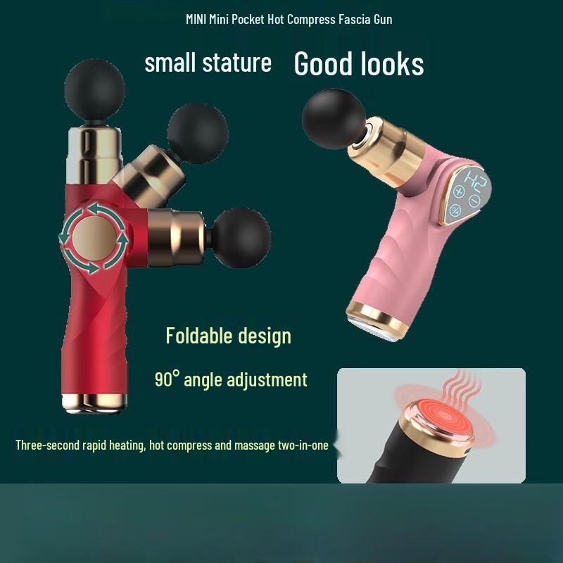 Longchan Mini Pocket Heating Fascia Gun Massager