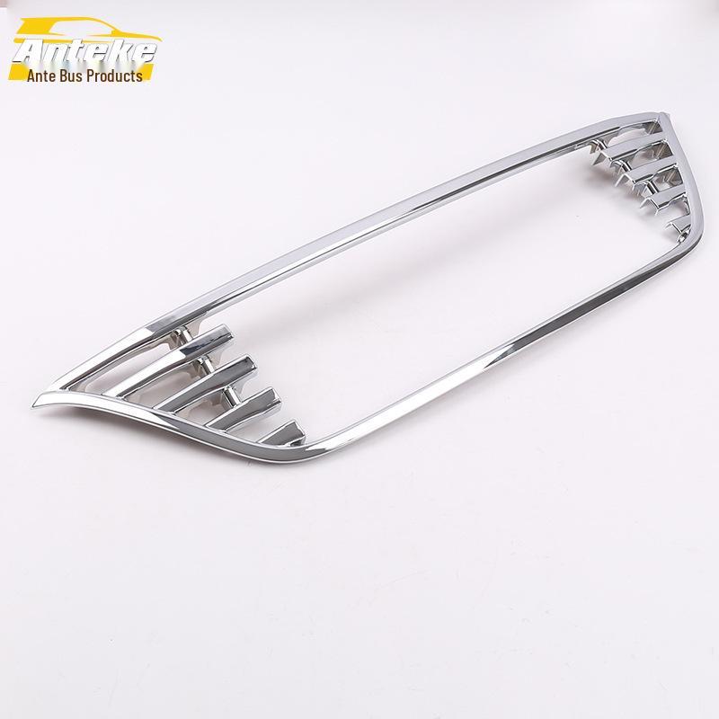 Fits 2015-2019 Vezel: Center Grille Bright Ring & Front Lip Anti-Scratch Sticker.