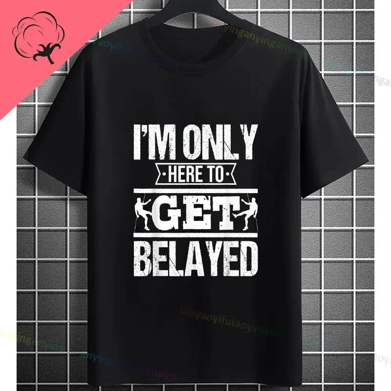 Rock Climbing Climber Bouldering Graphic Design Tshirt Pure Cotton Casual Shortsleev Outdoor Clothing Unisex Clothse
