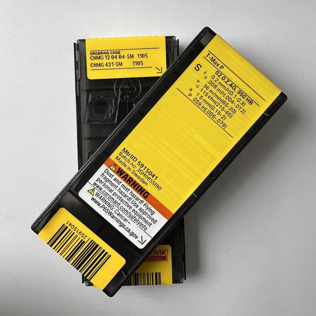 Original Sandvik / CNMG120404-SM 1105 /CNC lathe carbide blade tool 10 Pcs