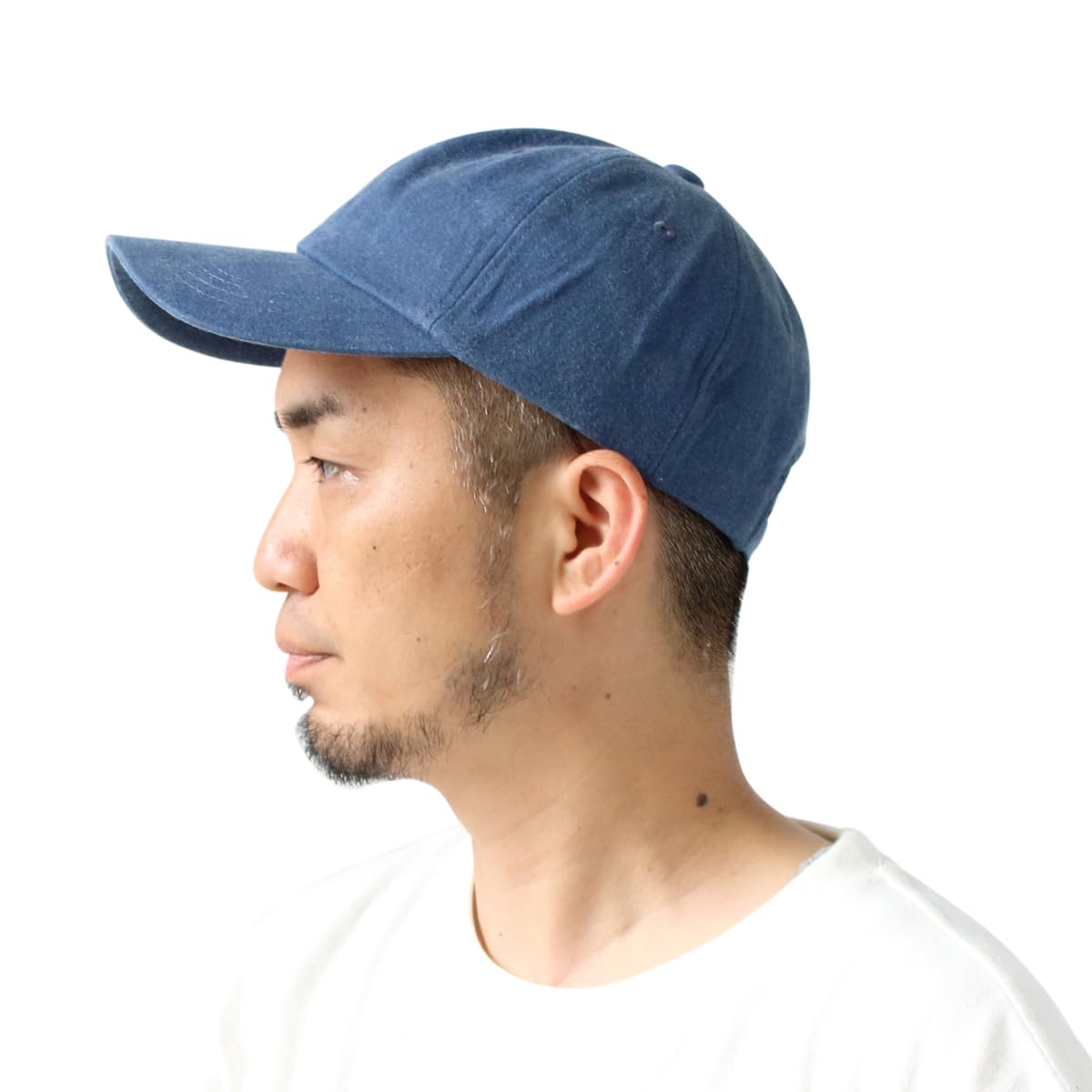 

regnuu Deep Brim Work Cap with Long Large Cool M Navy Men s Brim, Size, Women s Spring/Summer Hat, (Size (approx. 57-59cm), (Washed))