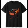 Comet Double Exposure Space Mens T-Shirt Black 100% Cotton Galaxy Printed