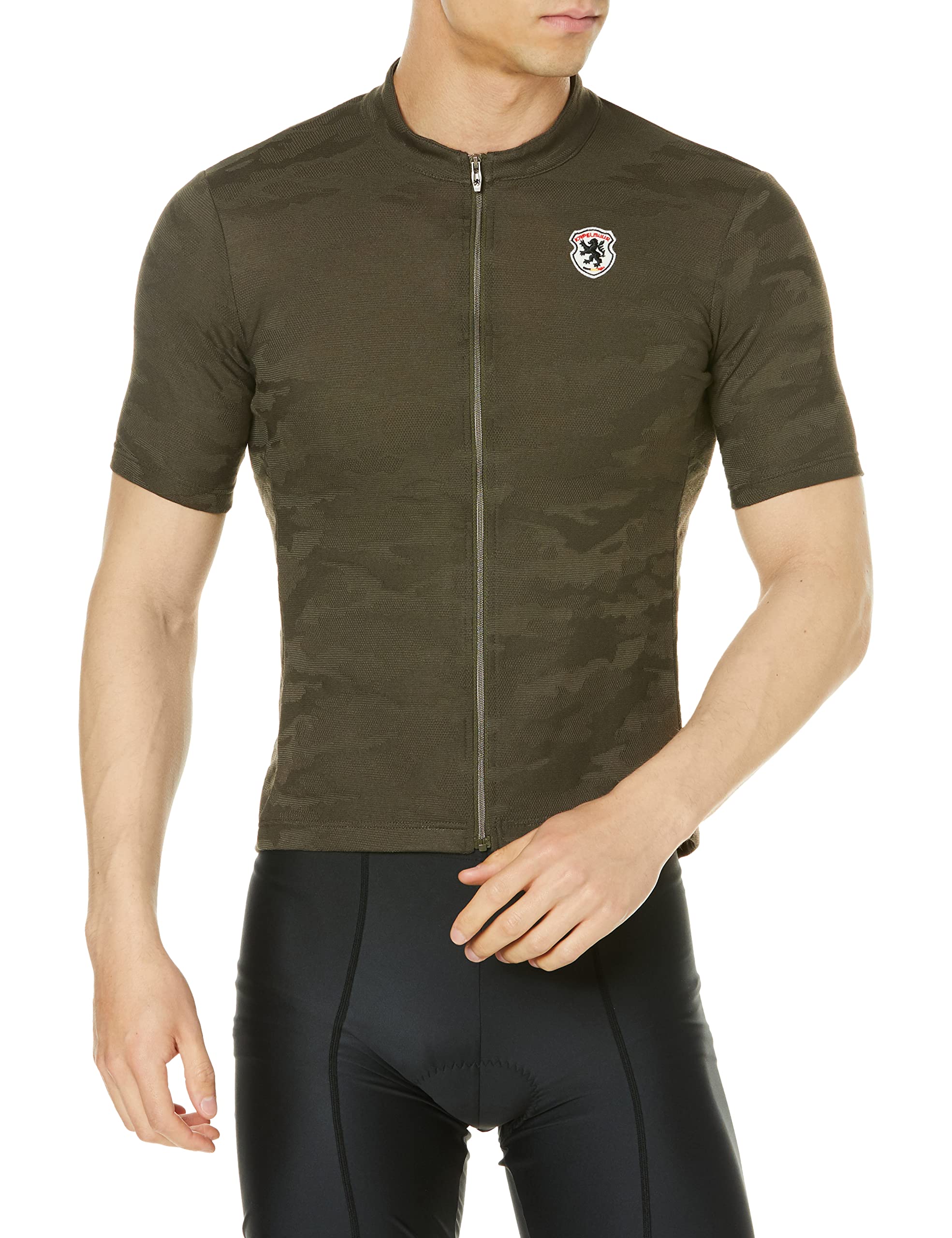 

Kapelmuur Cycling Short Sleeve Links Camouflage Size S Jersey, Unisex, Print, Green, зелёный