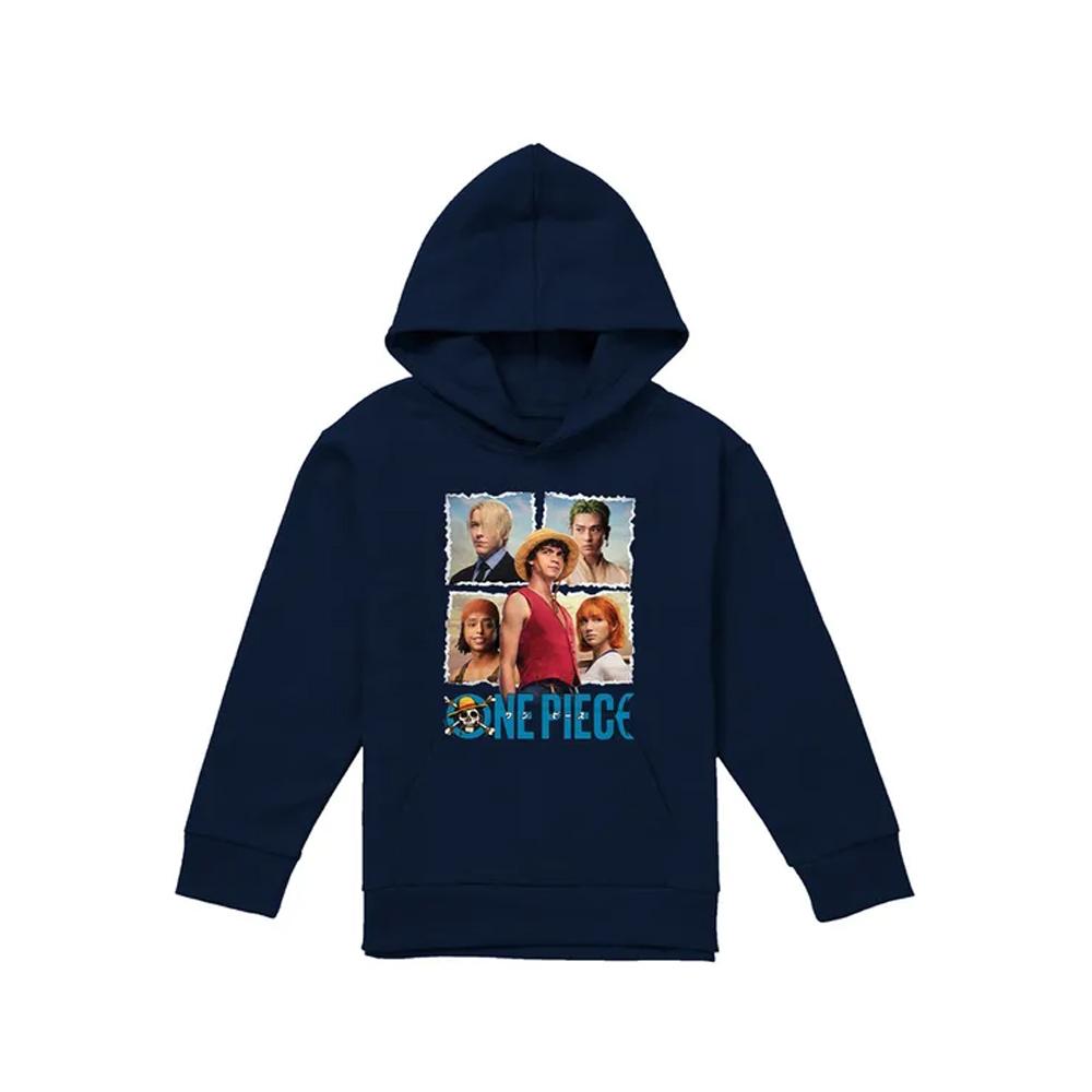 One Piece Live Action Childrens/Kids Group Hoodie
