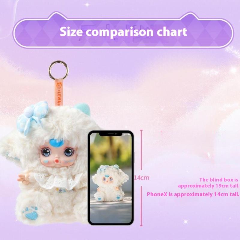 Yumi Hug Together Sleep Series Plush Keychain Blind Box Cute Vinyl Doll Figures Collectible Toys Birthday Gifts