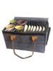 Dish Cup Organizer Bag Cup Holder Thickened Camp Tableware Storage Container Kitchen Cabinet Layered Plate Storage Box Felt Boar