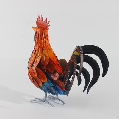 Garden Rooster Statue Animal Figurine Lawn Ornament Art Sculpture for Patio Farm Home