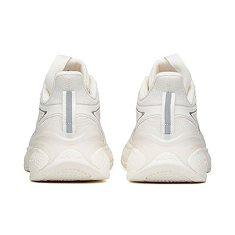 Anta C37 2.0 Comfortable Soft Sole Casual Low Top Running Shoes Men Sneaker Ivory-White 112135537R-7