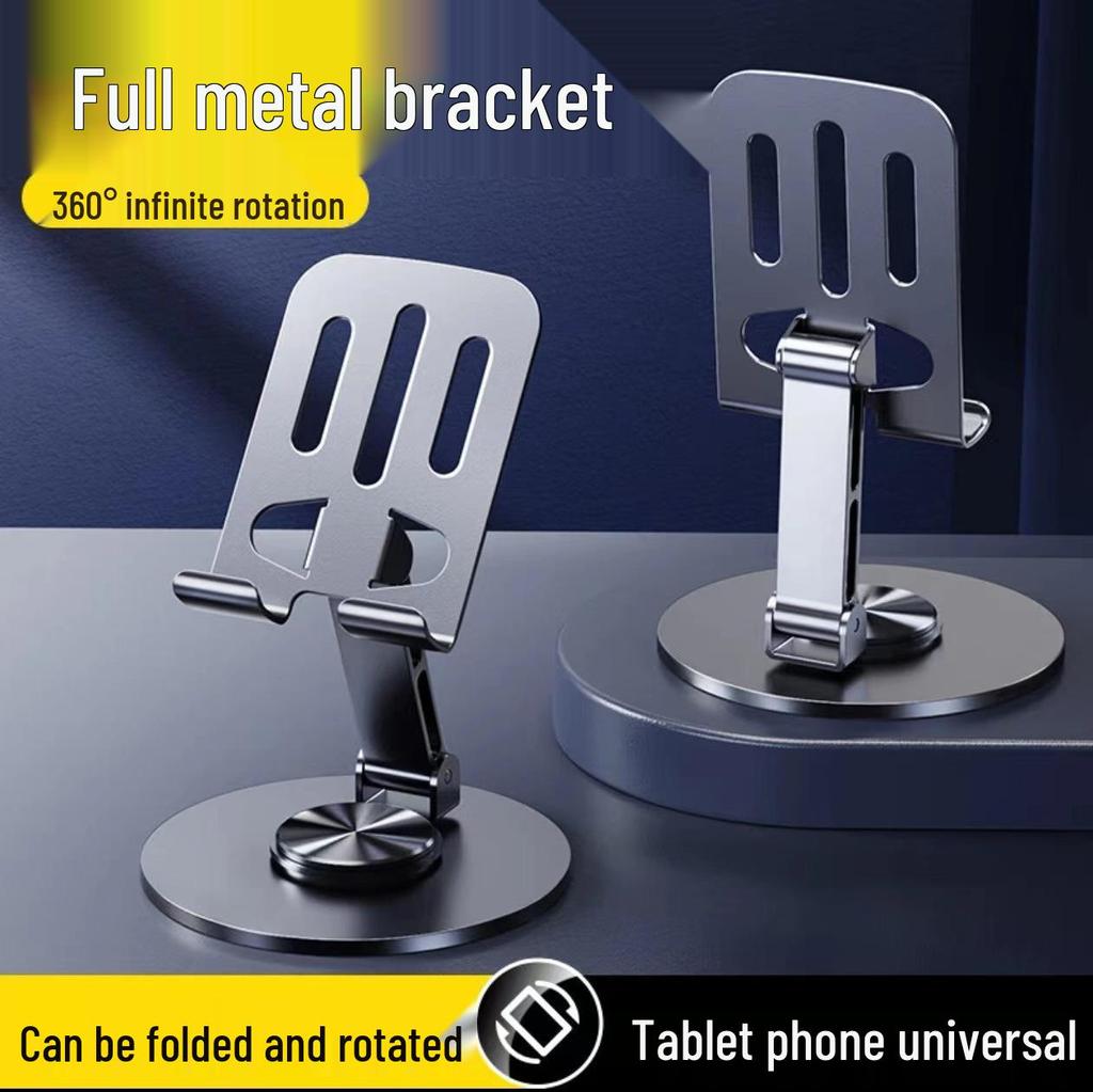 All-Metal 360° Rotating Phone & Tablet Stand | Desktop & Foldable | Same Day Shipping