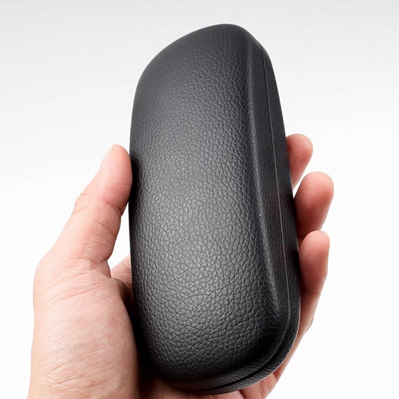 Hard Glasses Case For Men Women PU Leather Eyeglass Case Eyeglass Cases Cover Hard Glasses Box Holder Eyewear Storage