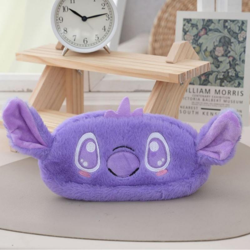 Disney Stitch Makeup Bag for Office Travel, Cute Stitch Pencils, Makeup Brushes, Gifts