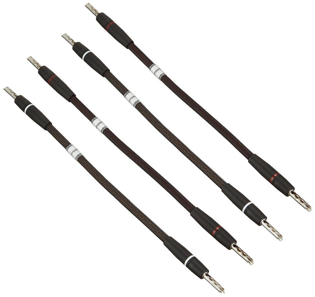 FURUTECH ADL JUMPERFLUX-B Jumper Cables, 20 cm, 4 Pieces