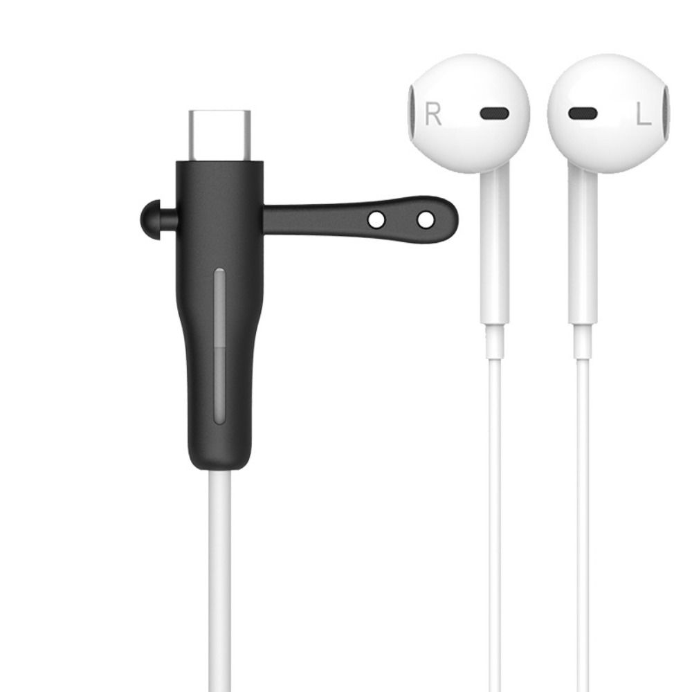 2 Pcs Accessories Type C Headphone Cord Protector Dustproof Silicone Cover