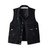 Fashion Denim Vest Women Spring Autumn Loose Short Casual Korean Style Waistcoat
