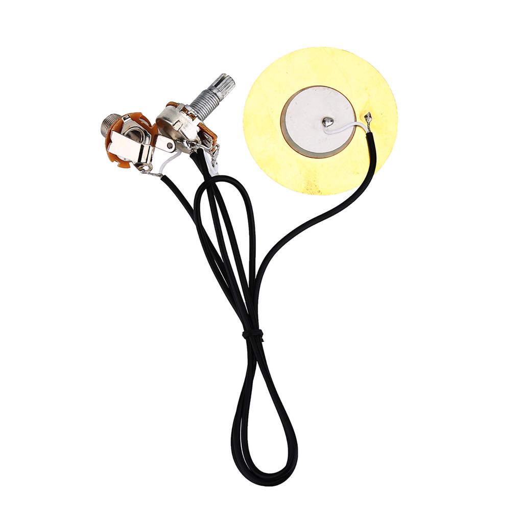 50mm Metal Pickup Piezo Transducer Prewired Amplifier Pick Up for Guitar Accessories
