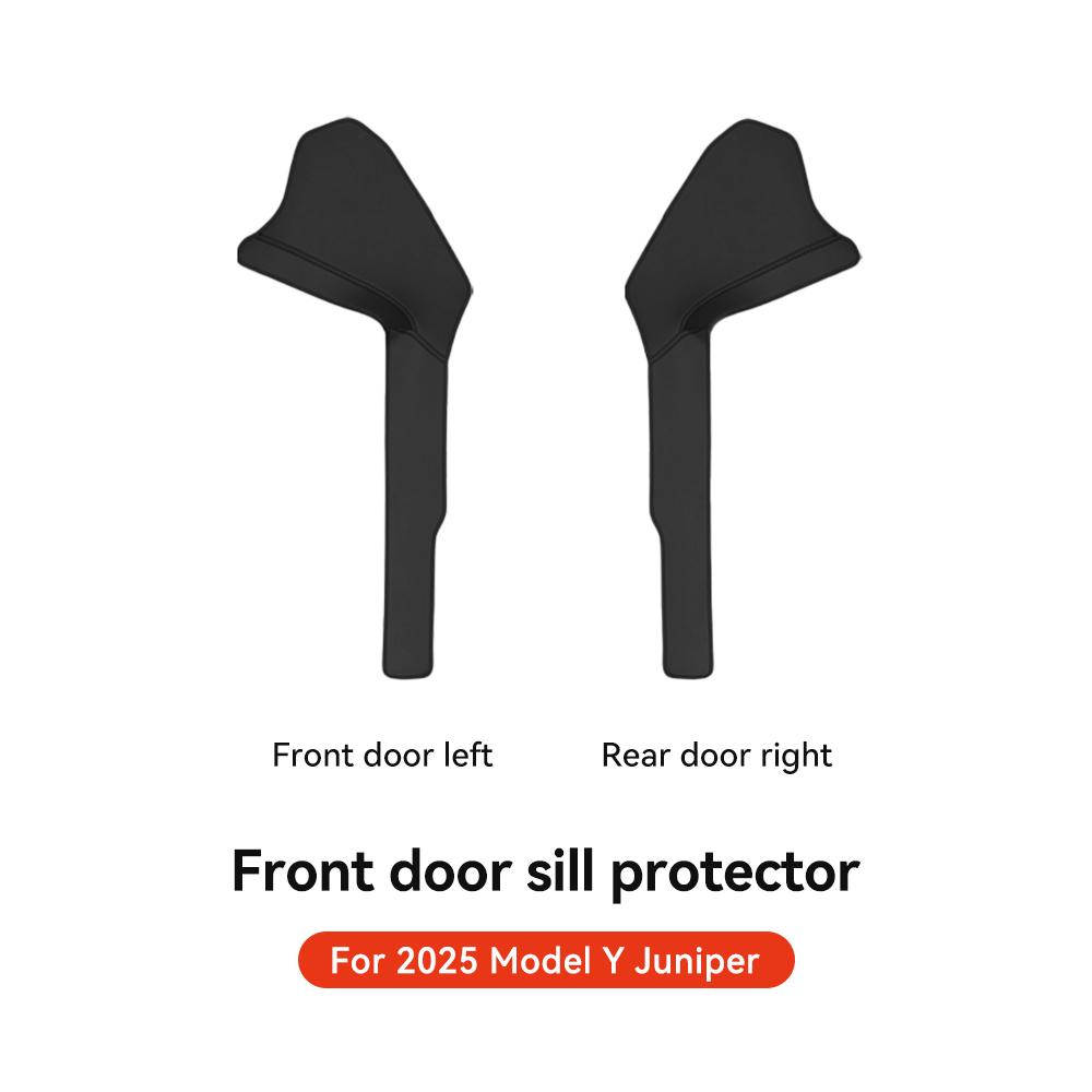 YZ For Tesla Model Y Juniper 2025 New Leather Trunk Mats Fully Surrounded Waterproof Non-Slip Liner Custom Floor Mat Accessories