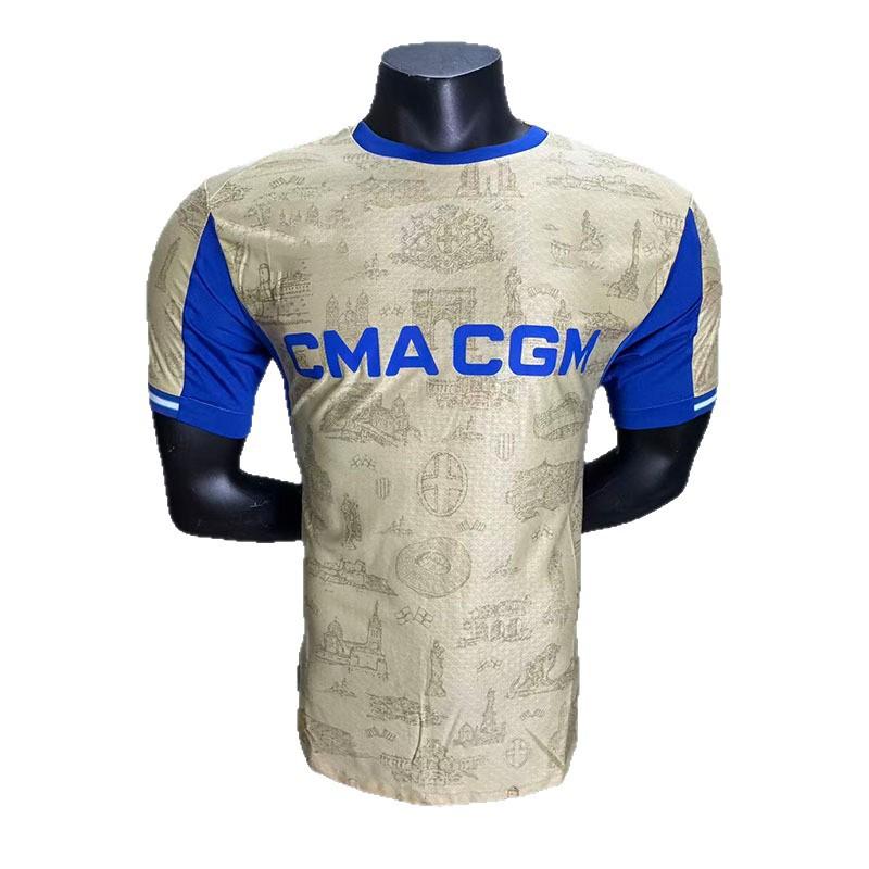 26 World Cup Player Edition Marseille Two Guest Short Sleeve Football Jersey