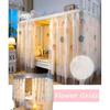 Students Dorm Bunk Bed Curtain Home Privacy Bed Shading Curtain Net Bed Cloth Dustproof Blackout Bed Canopy Bedding Curtain Students Dormitory Tent