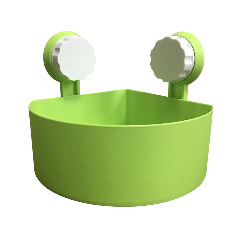 Buy Practical Plastic Suction Cup Shower Shelf Storage Rack For