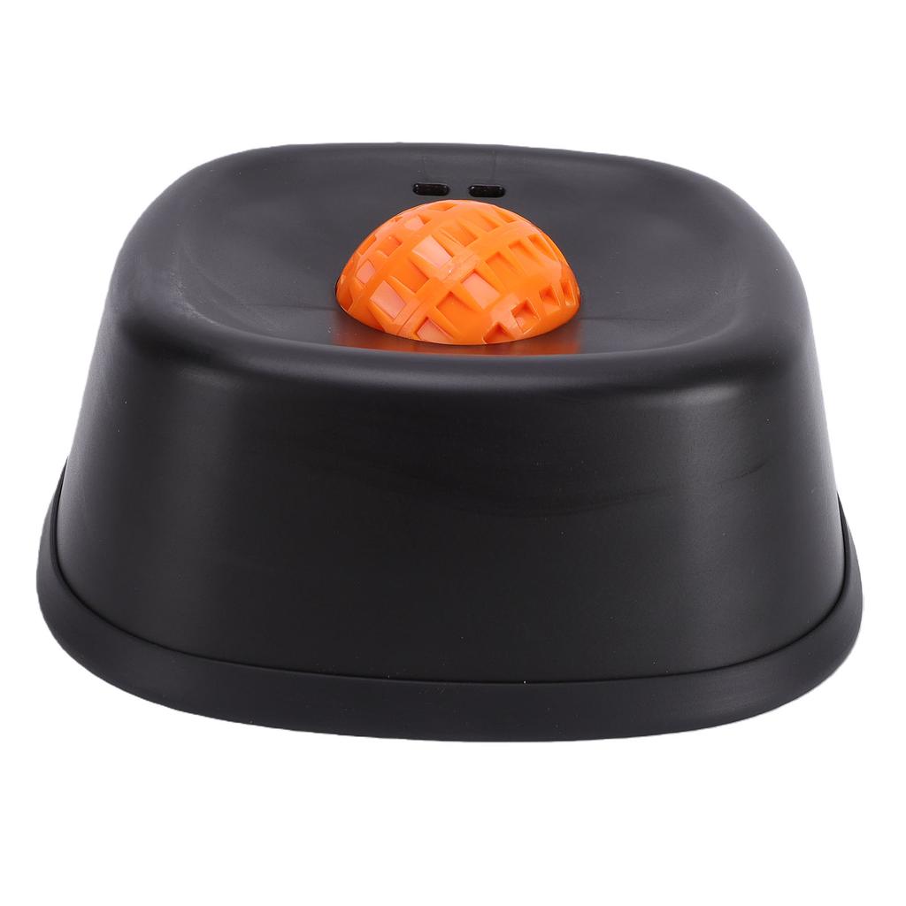 Dog Lick Bowl Anti Slip Rolling Ball Liquid Treat Slow Feeder Bowl for Small Medium Large Dogs Black