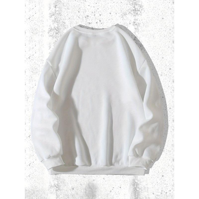 Men'S Casual Sweatshirt with a Gothic Skull Design for Autumn And Winter
