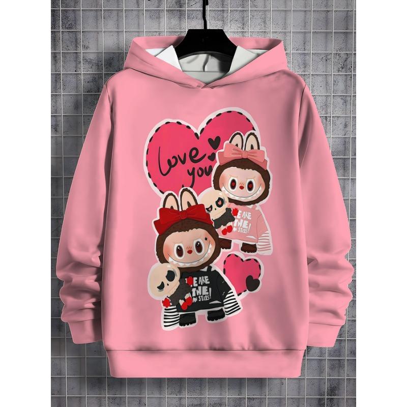 

Cartoon Women Hoodies Plus Size Sweatshirt Harajuku Female Long Sleeve Pullover Casual Streetwear Clothes Tops 3XL