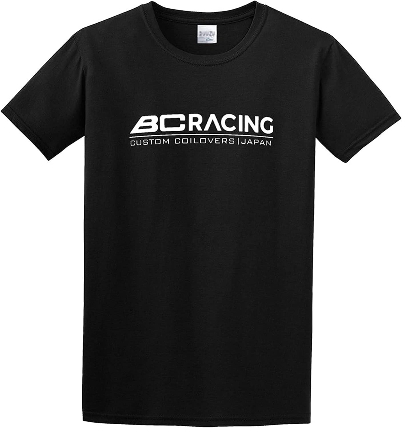 BC Racing Suspension Logo Graphic O Neck Men s Shirt XS чёрный