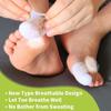 Yirdapall Toe and Nail Caps, Silicone Toe Sleeves, Breathable, Washable, Relieves Friction and Pain, Unisex (2 Large, 8 Small)
