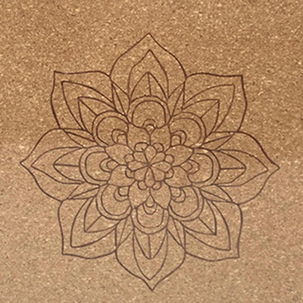 Kork Yoga Block Übungs Hilfsmittel Holz Zubehör für Fitness Home Gym