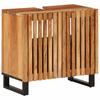 Vidaxl Sink Cabinet, 62X34X58 Cm, Solid Acacia Wood