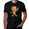 Orange Bird Sketch T-Shirt Basic Daily Outfit Short Sleeve Tee T-Shirt