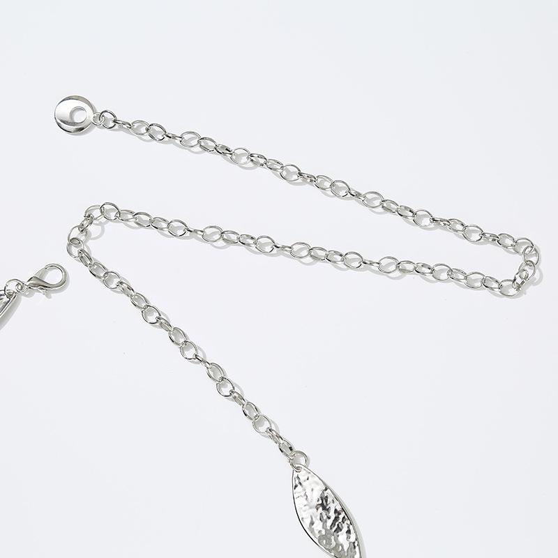 Long Leaf Waist Chain: Retro Ethnic Style Skirt Accessory for an Elegant, Trendy Look