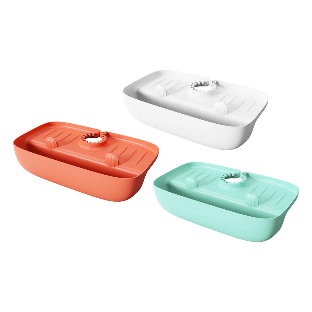 Sink Faucet Mat Anti Splashing Slip Resistant Multifunctional Dish Sponge Holder for Kitchen Counter