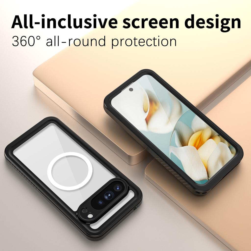 REDPEPPER FS Series For Google Pixel 10 Pro XL Waterproof Magnetic Case PC TPU PET Clear Phone Cover
